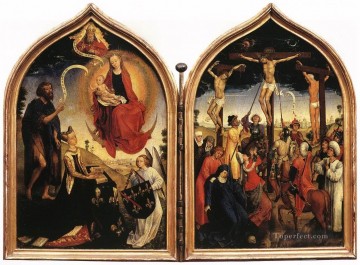 Rogier van der Weyden Painting - Díptico de Juana de Francia Rogier van der Weyden